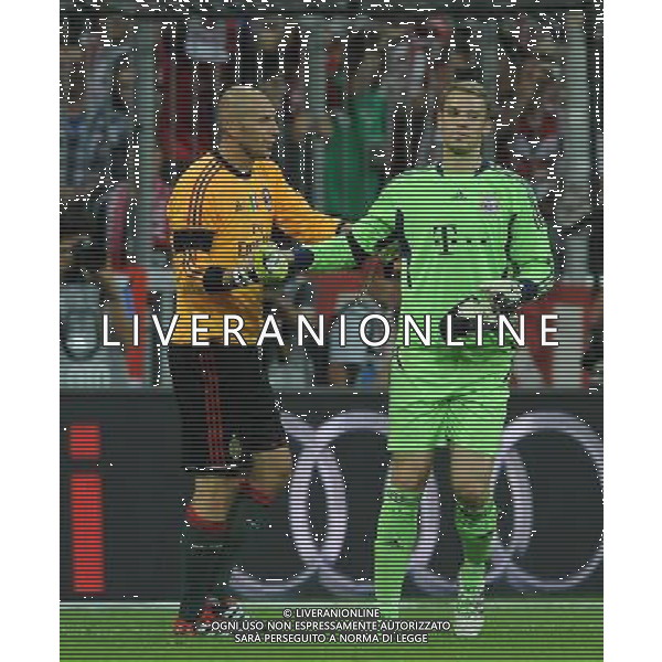 Audi Cup 2011 Bayern Monaco-Barcellona-International Porto Alegre-Milan Monaco Di Baviera (Germania) - 26.07.2011 Bayern Monaco-Milan Nella Foto:Manuel Neuer-Christian Abbiati /Ph.Vitez-Ag. Aldo Liverani