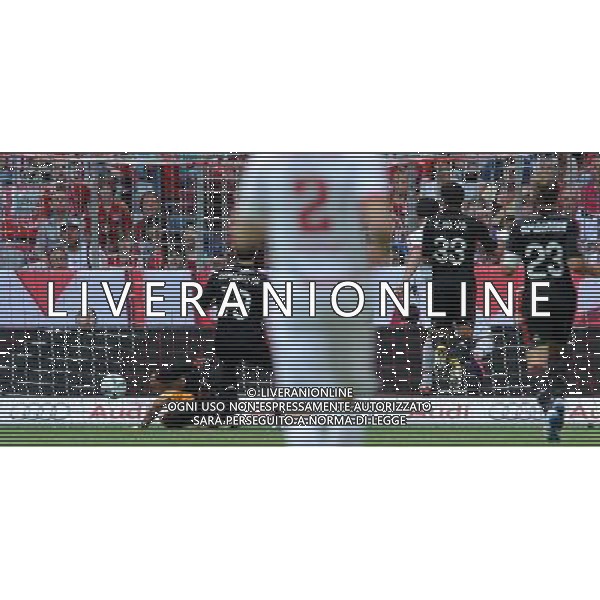 Audi Cup 2011 Bayern Monaco-Barcellona-International Porto Alegre-Milan Monaco Di Baviera (Germania) - 27.07.2011 International Porto Alegre-Milan Nella Foto:leandro damiao gol /Ph.Vitez-Ag. Aldo Liverani