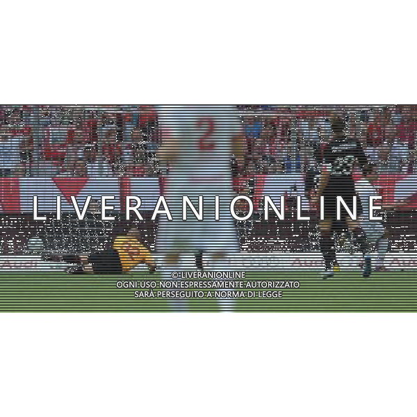 Audi Cup 2011 Bayern Monaco-Barcellona-International Porto Alegre-Milan Monaco Di Baviera (Germania) - 27.07.2011 International Porto Alegre-Milan Nella Foto:leandro damiao gol /Ph.Vitez-Ag. Aldo Liverani