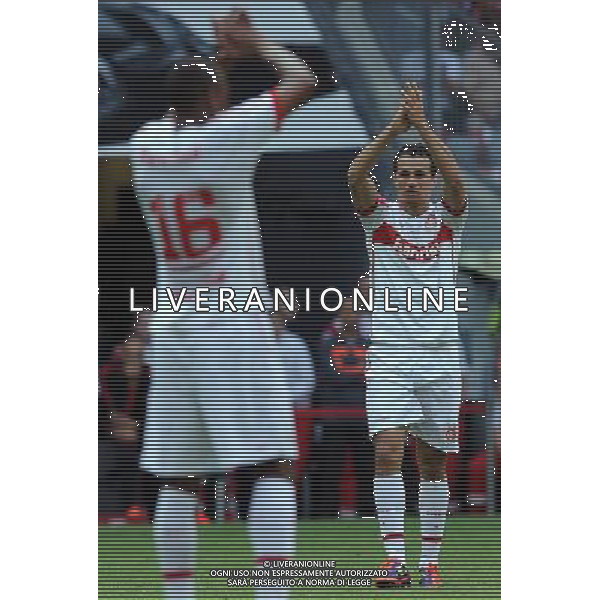 Audi Cup 2011 Bayern Monaco-Barcellona-International Porto Alegre-Milan Monaco Di Baviera (Germania) - 27.07.2011 International Porto Alegre-Milan Nella Foto:leandro damiao esulta /Ph.Vitez-Ag. Aldo Liverani