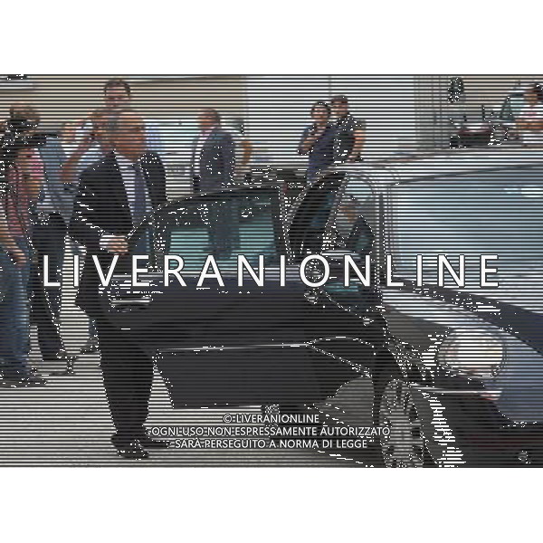 MILANO 27/7/2011 STUDI TELEVISIVI DI SPORT ITALIA VIA FELTRE PERESENTAZIONE DEL CALENDARIO DELLA SERIE A TIM 2011/2012 NELLA FOTO GIANCARLO ABETE FOTO ROMANO/AG ALDO LIVERANI