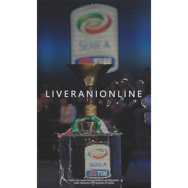 MILANO 27/7/2011 STUDI TELEVISIVI DI SPORT ITALIA VIA FELTRE PERESENTAZIONE DEL CALENDARIO DELLA SERIE A TIM 2011/2012 NELLA FOTO LA TIM CUP FOTO ROMANO/AG ALDO LIVERANI