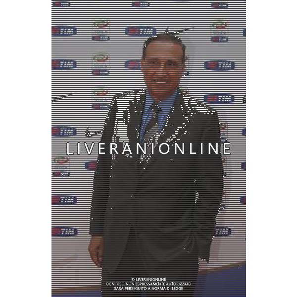 MILANO 27/7/2011 STUDI TELEVISIVI DI SPORT ITALIA VIA FELTRE PERESENTAZIONE DEL CALENDARIO DELLA SERIE A TIM 2011/2012 NELLA FOTO ERNESTO PAOLILLO FOTO ROMANO/AG ALDO LIVERANI