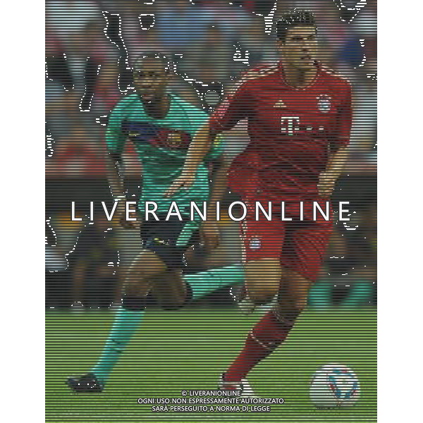 Audi Cup 2011 Bayern Monaco-Barcellona-International Porto Alegre-Milan Monaco Di Baviera (Germania) - 27.07.2011 Bayern Monaco-Barcellona Nella Foto:gomez /Ph.Vitez-Ag. Aldo Liverani