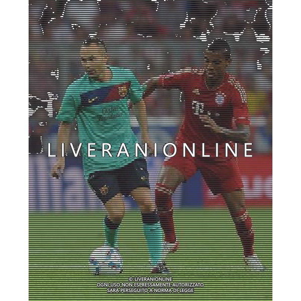 Audi Cup 2011 Bayern Monaco-Barcellona-International Porto Alegre-Milan Monaco Di Baviera (Germania) - 27.07.2011 Bayern Monaco-Barcellona Nella Foto:iniesta /Ph.Vitez-Ag. Aldo Liverani