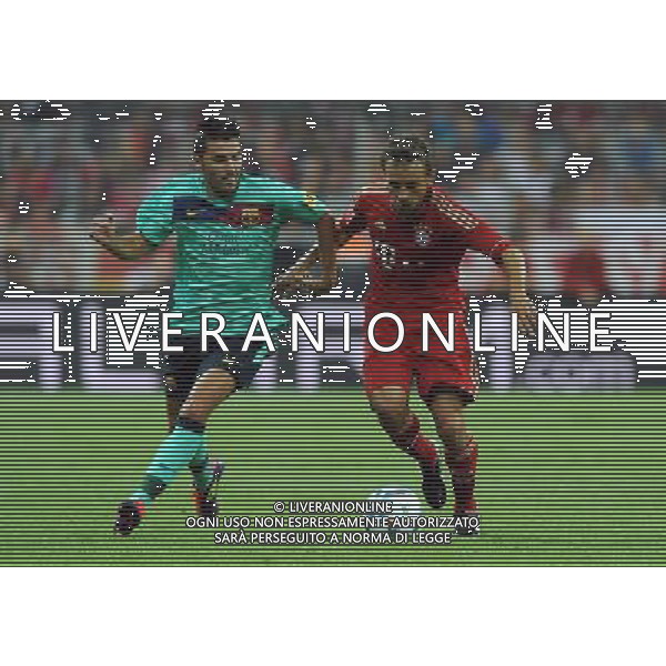 Audi Cup 2011 Bayern Monaco-Barcellona-International Porto Alegre-Milan Monaco Di Baviera (Germania) - 27.07.2011 Bayern Monaco-Barcellona Nella Foto:villa-rafinha /Ph.Vitez-Ag. Aldo Liverani