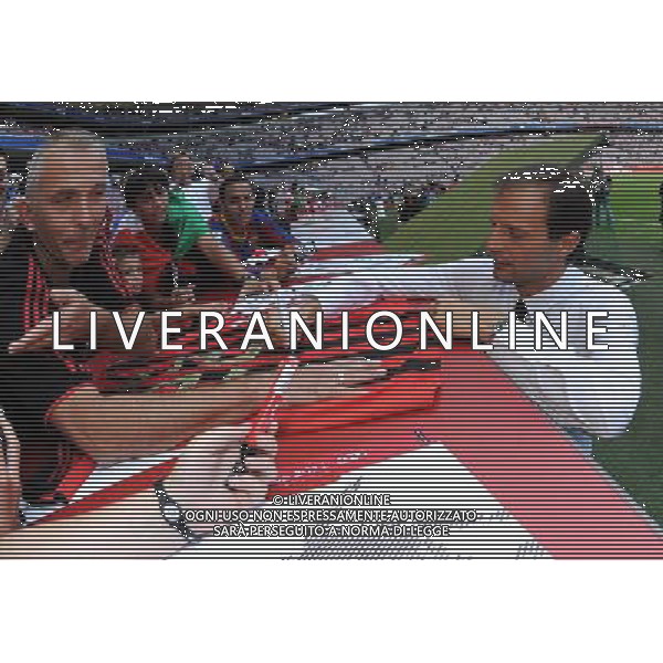 Audi Cup 2011 Bayern Monaco-Barcellona-International Porto Alegre-Milan Monaco Di Baviera (Germania) - 27.07.2011 International Porto Alegre-Milan Nella Foto:Massimiliano Allegri /Ph.Vitez-Ag. Aldo Liverani