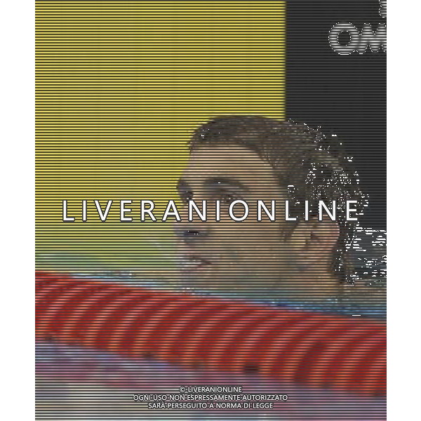 (110727) -- SHANGHAI, July 27, 2011 () -- Michael Phelps of the United States reacts after the final of men\'s 200m butterfly swimming event at the 14th FINA World Championships in Shanghai, east China, July 27, 2011. Michael Phelps claimed the title with 1:53.34. (/Fan Jun) (zgp)