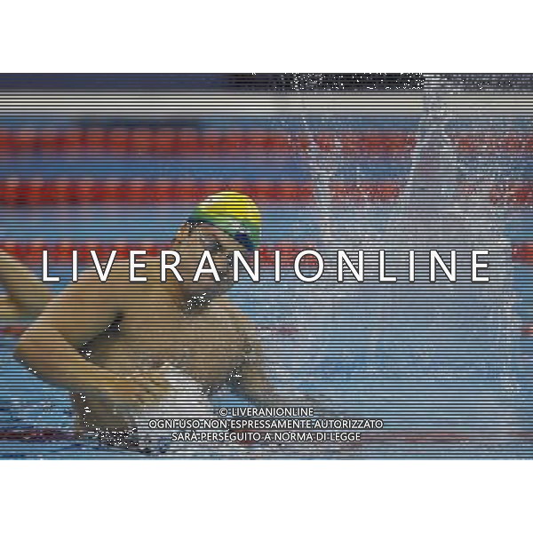 (110727) -- SHANGHAI, July 27, 2011 () -- Felipe Alves Franca Da Silva of Brazil celebrates after the final of men\'s 50m breaststroke swimming event at the 14th FINA World Championships in Shanghai, east China, July 27, 2011. Felipe Alves Franca Da Silva claimed the title with 27.01. (/Fei Maohua) (zgp)