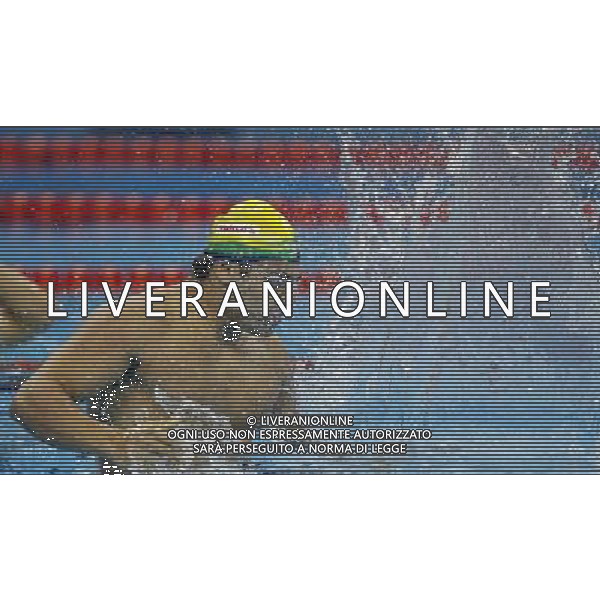 (110727) -- SHANGHAI, July 27, 2011 () -- Felipe Alves Franca Da Silva of Brazil celebrates after the final of men\'s 50m breaststroke swimming event at the 14th FINA World Championships in Shanghai, east China, July 27, 2011. Felipe Alves Franca Da Silva claimed the title with 27.01. (/Fei Maohua) (zgp)