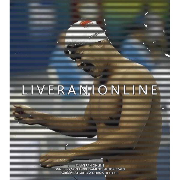 (110727) -- SHANGHAI, July 27, 2011 () -- Wu Peng of China reacts after the final of men\'s 200m butterfly swimming event at the 14th FINA World Championships in Shanghai, east China, July 27, 2011. Wu Peng won the bronze medal with 1:54.67. (/Fei Maohua) (zgp)