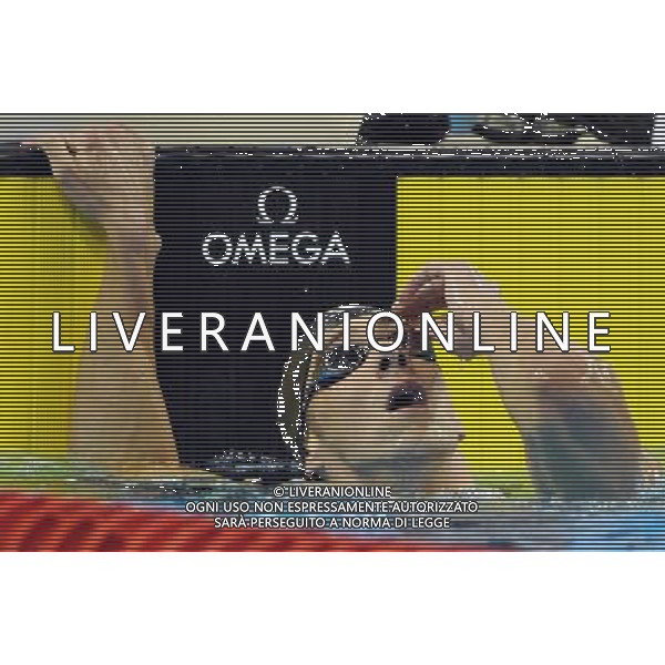 (110727) -- SHANGHAI, July 27, 2011 () -- Michael Phelps of the United States reacts after the final of men\'s 200m butterfly swimming event at the 14th FINA World Championships in Shanghai, east China, July 27, 2011. Michael Phelps claimed the title with 1:53.34. (/Guo Yong) (zgp)