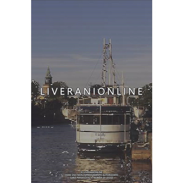 Restaurant ship on river Aura, Turku, Finland Turku is the 2011 European Capital of Culture