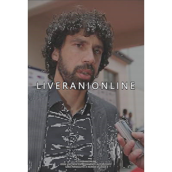 MILANO 27/7/2011 STUDI TELEVISIVI DI SPORT ITALIA VIA FELTRE PRESENTAZIONE DEL CALENDARIO DELLA SERIE A TIM 2011/2012 NELLA FOTO DAMIANO TOMMASI FOTO FIOCHI/AG ALDO LIVERANI