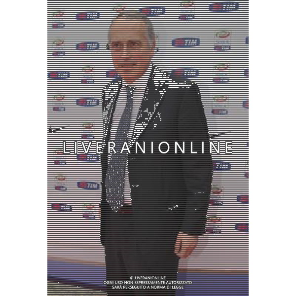 MILANO 27/7/2011 STUDI TELEVISIVI DI SPORT ITALIA VIA FELTRE PRESENTAZIONE DEL CALENDARIO DELLA SERIE A TIM 2011/2012 NELLA FOTO GIANCARLO ABETE FOTO FIOCHI/AG ALDO LIVERANI