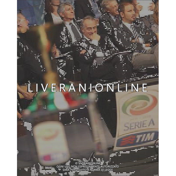 MILANO 27/7/2011 STUDI TELEVISIVI DI SPORT ITALIA VIA FELTRE PRESENTAZIONE DEL CALENDARIO DELLA SERIE A TIM 2011/2012 NELLA FOTO GIANCARLO ABETE FOTO FIOCHI/AG ALDO LIVERANI