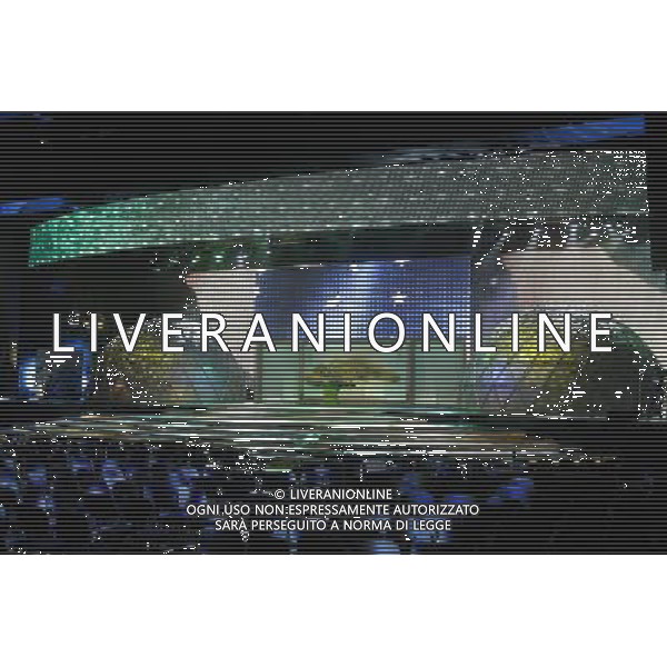 (110727) -- RIO DE JANEIRO, July 27, 2011 () -- Workers make preparations for the preliminary draw of the FIFA World Cup 2014 in Rio de Janeiro, Brazil, on July 26, 2011. (/Fabio Motta/Agencia Estado) (ce) ***BRAZIL OUT***