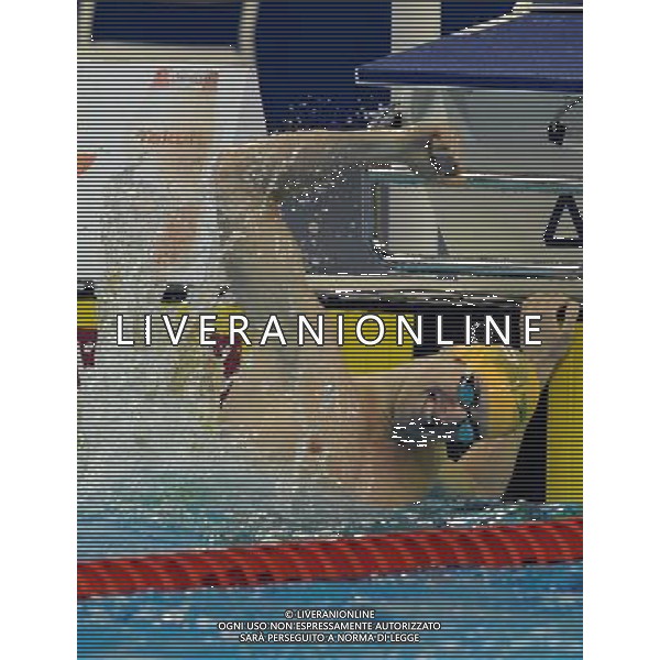 (110728) -- SHANGHAI, July 28, 2011 () -- James Magnussen of Australia celebrates after the final of men\'s 100m freestyle swimming event at the 14th FINA World Championships in Shanghai, east China, July 28, 2011. James Magnussen claimed the title with 47.63. (/Yang Lei) (zgp)