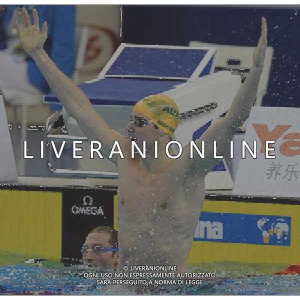 (110728) -- SHANGHAI, July 28, 2011 () -- James Magnussen of Australia celebrates after the final of men\'s 100m freestyle swimming event at the 14th FINA World Championships in Shanghai, east China, July 28, 2011. James Magnussen claimed the title with 47.63. (/Yang Lei) (zgp)