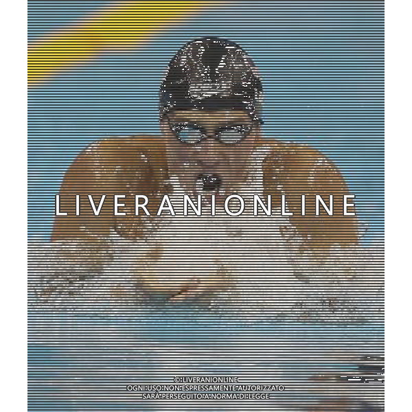 (110728) -- SHANGHAI, July 28, 2011 () -- Ryan Lochte of the United States competes in the final of men\'s 200m individual medley swimming event at the 14th FINA World Championships in Shanghai, east China, July 28, 2011. Ryan Lochte claimed the title and set a new world record with 1:54.00. (/Fan Jun) (zgp)