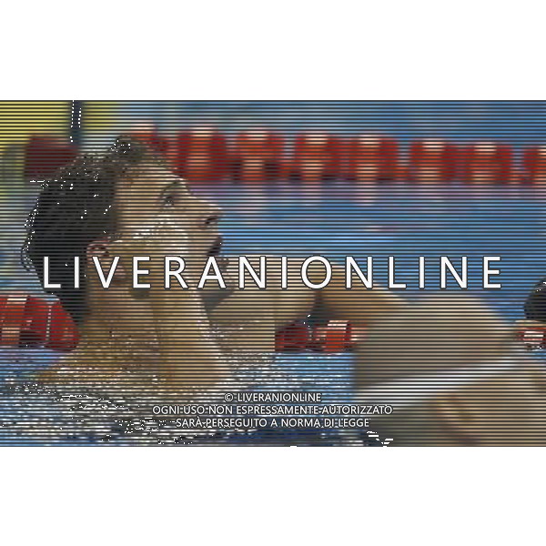 (110728) -- SHANGHAI, July 28, 2011 () -- Ryan Lochte of the United States celebrates after the final of men\'s 200m individual medley swimming event at the 14th FINA World Championships in Shanghai, east China, July 28, 2011. Ryan Lochte claimed the title and set a new world record with 1:54.00. (/Fei Maohua) (zgp)