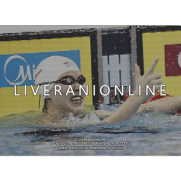 (110728) -- SHANGHAI, July 28, 2011 () -- Jiao Liuyang of China celebrates after the final of women\'s 200m butterfly swimming event at the 14th FINA World Championships in Shanghai, east China, July 28, 2011. Jiao Liuyang of China claimed the title with 2:05.55. (/Ren Long) (zgp)