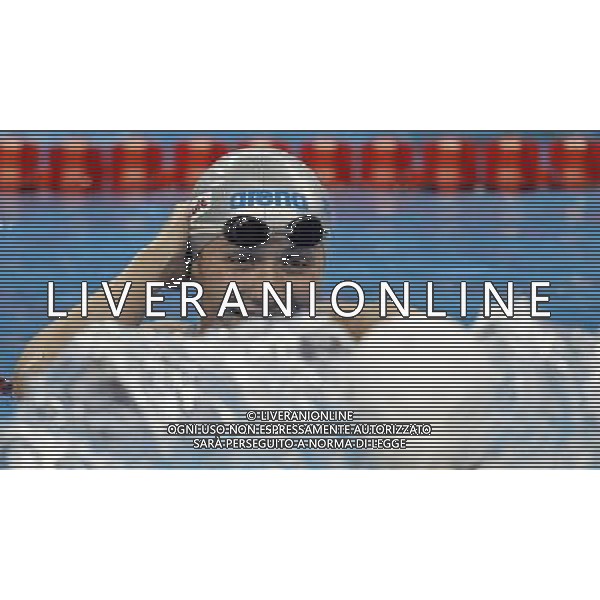 (110728) -- SHANGHAI, July 28, 2011 () -- Anastasia Zueva of Russia reacts after the final of women\'s 50m backstroke swimming event at the 14th FINA World Championships in Shanghai, east China, July 28, 2011. Anastasia Zueva of Russia claimed the title with 27.79. (/Fei Maohua) (zgp)