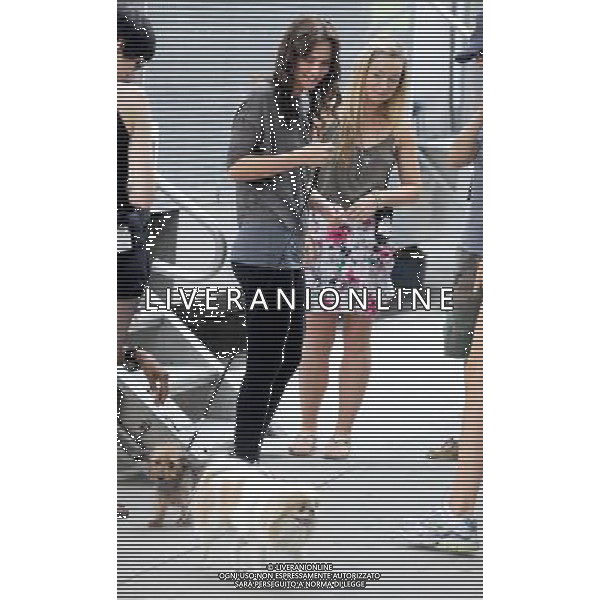 Leighton Meester on set filming \'Gossip Girl\' on July 28, 2011 in New York City.