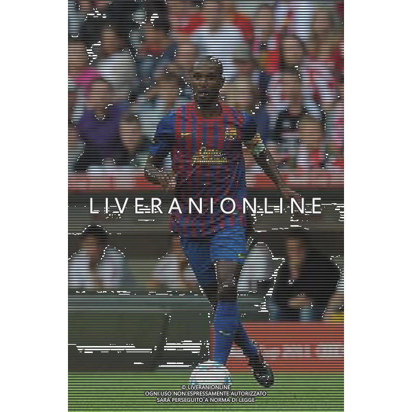 Audi Cup 2011 Bayern Monaco-Barcellona-International Porto Alegre-Milan Monaco Di Baviera (Germania) - 26.07.2011 Barcellona-Internationa di Porto Alegre Nella Foto:Eric Abidal /Ph.Vitez-Ag. Aldo Liverani