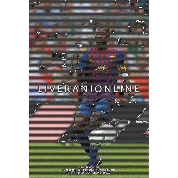 Audi Cup 2011 Bayern Monaco-Barcellona-International Porto Alegre-Milan Monaco Di Baviera (Germania) - 26.07.2011 Barcellona-Internationa di Porto Alegre Nella Foto:Eric Abidal /Ph.Vitez-Ag. Aldo Liverani