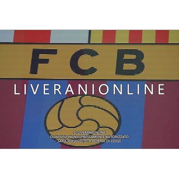 Audi Cup 2011 Bayern Monaco-Barcellona-International Porto Alegre-Milan Monaco Di Baviera (Germania) - 26.07.2011 Barcellona-Internationa di Porto Alegre Nella Foto:Barcellona-Stemma /Ph.Vitez-Ag. Aldo Liverani