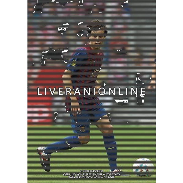 Audi Cup 2011 Bayern Monaco-Barcellona-International Porto Alegre-Milan Monaco Di Baviera (Germania) - 26.07.2011 Barcellona-Internationa di Porto Alegre Nella Foto:Xavier Espinosa /Ph.Vitez-Ag. Aldo Liverani