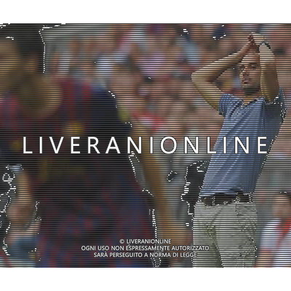 Audi Cup 2011 Bayern Monaco-Barcellona-International Porto Alegre-Milan Monaco Di Baviera (Germania) - 26.07.2011 Barcellona-Internationa di Porto Alegre Nella Foto:Josep Guardiola /Ph.Vitez-Ag. Aldo Liverani