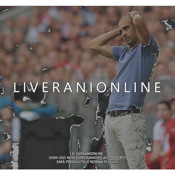 Audi Cup 2011 Bayern Monaco-Barcellona-International Porto Alegre-Milan Monaco Di Baviera (Germania) - 26.07.2011 Barcellona-Internationa di Porto Alegre Nella Foto:Josep Guardiola /Ph.Vitez-Ag. Aldo Liverani