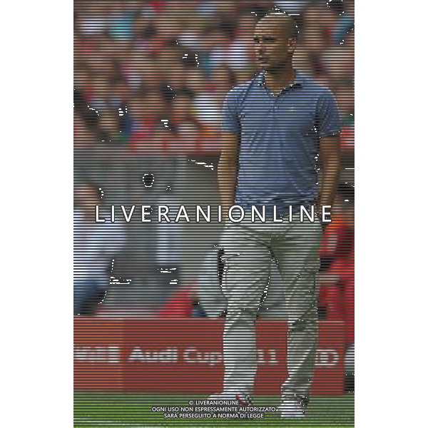 Audi Cup 2011 Bayern Monaco-Barcellona-International Porto Alegre-Milan Monaco Di Baviera (Germania) - 26.07.2011 Barcellona-Internationa di Porto Alegre Nella Foto:Josep Guardiola /Ph.Vitez-Ag. Aldo Liverani