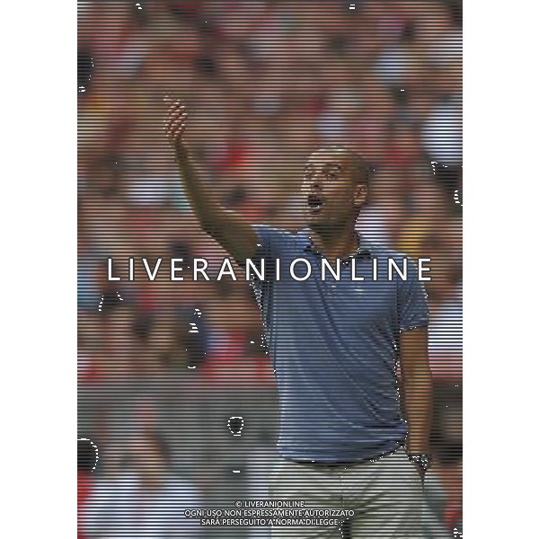 Audi Cup 2011 Bayern Monaco-Barcellona-International Porto Alegre-Milan Monaco Di Baviera (Germania) - 26.07.2011 Barcellona-Internationa di Porto Alegre Nella Foto:Josep Guardiola /Ph.Vitez-Ag. Aldo Liverani