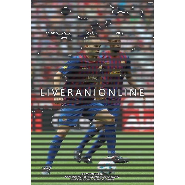 Audi Cup 2011 Bayern Monaco-Barcellona-International Porto Alegre-Milan Monaco Di Baviera (Germania) - 26.07.2011 Barcellona-Internationa di Porto Alegre Nella Foto:Andres Iniesta /Ph.Vitez-Ag. Aldo Liverani
