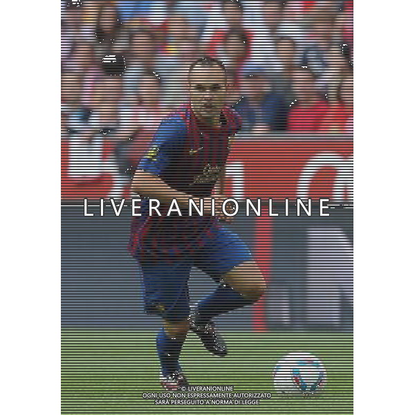 Audi Cup 2011 Bayern Monaco-Barcellona-International Porto Alegre-Milan Monaco Di Baviera (Germania) - 26.07.2011 Barcellona-Internationa di Porto Alegre Nella Foto:Andres Iniesta /Ph.Vitez-Ag. Aldo Liverani