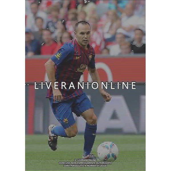 Audi Cup 2011 Bayern Monaco-Barcellona-International Porto Alegre-Milan Monaco Di Baviera (Germania) - 26.07.2011 Barcellona-Internationa di Porto Alegre Nella Foto:Andres Iniesta /Ph.Vitez-Ag. Aldo Liverani