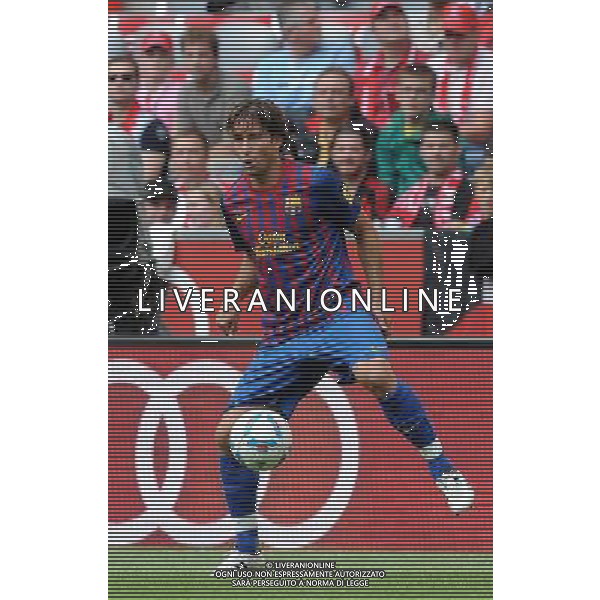 Audi Cup 2011 Bayern Monaco-Barcellona-International Porto Alegre-Milan Monaco Di Baviera (Germania) - 26.07.2011 Barcellona-Internationa di Porto Alegre Nella Foto:Maxwell /Ph.Vitez-Ag. Aldo Liverani