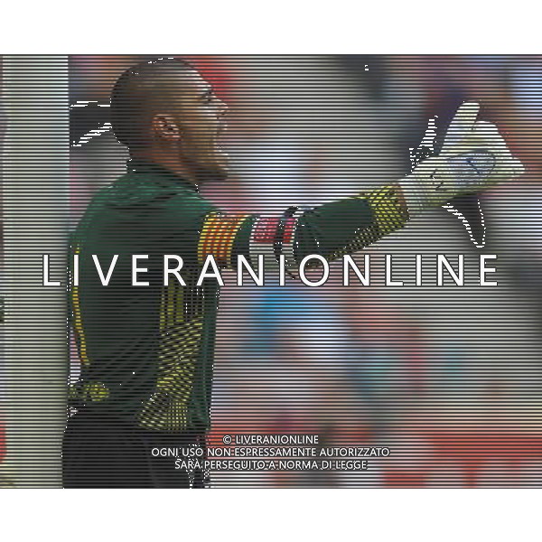 Audi Cup 2011 Bayern Monaco-Barcellona-International Porto Alegre-Milan Monaco Di Baviera (Germania) - 26.07.2011 Barcellona-Internationa di Porto Alegre Nella Foto:Victor Valdes /Ph.Vitez-Ag. Aldo Liverani