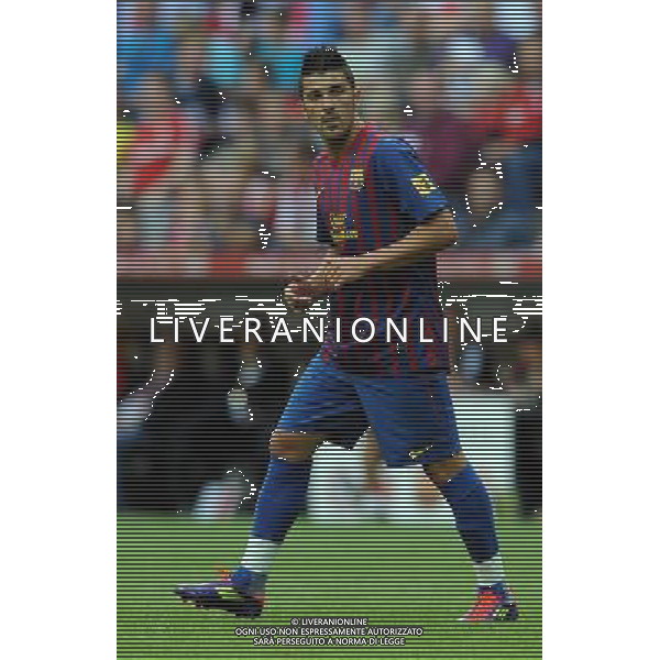 Audi Cup 2011 Bayern Monaco-Barcellona-International Porto Alegre-Milan Monaco Di Baviera (Germania) - 26.07.2011 Barcellona-Internationa di Porto Alegre Nella Foto:David Villa /Ph.Vitez-Ag. Aldo Liverani