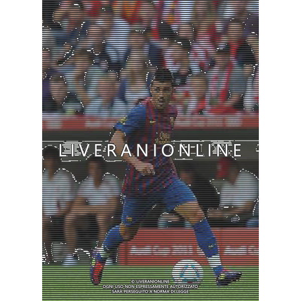 Audi Cup 2011 Bayern Monaco-Barcellona-International Porto Alegre-Milan Monaco Di Baviera (Germania) - 26.07.2011 Barcellona-Internationa di Porto Alegre Nella Foto:David Villa /Ph.Vitez-Ag. Aldo Liverani