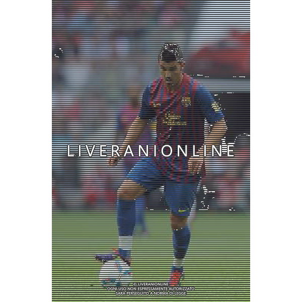 Audi Cup 2011 Bayern Monaco-Barcellona-International Porto Alegre-Milan Monaco Di Baviera (Germania) - 26.07.2011 Barcellona-Internationa di Porto Alegre Nella Foto:David Villa /Ph.Vitez-Ag. Aldo Liverani