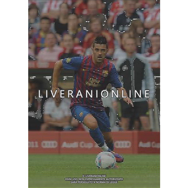 Audi Cup 2011 Bayern Monaco-Barcellona-International Porto Alegre-Milan Monaco Di Baviera (Germania) - 26.07.2011 Barcellona-Internationa di Porto Alegre Nella Foto:David Villa /Ph.Vitez-Ag. Aldo Liverani