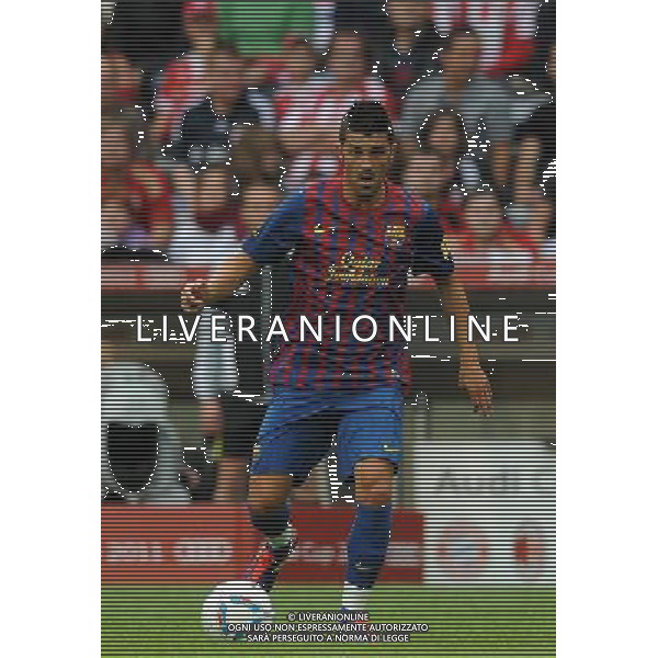 Audi Cup 2011 Bayern Monaco-Barcellona-International Porto Alegre-Milan Monaco Di Baviera (Germania) - 26.07.2011 Barcellona-Internationa di Porto Alegre Nella Foto:David Villa /Ph.Vitez-Ag. Aldo Liverani