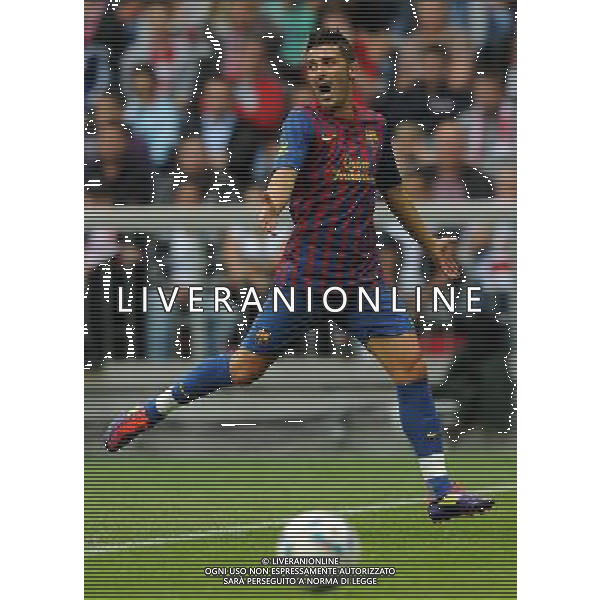 Audi Cup 2011 Bayern Monaco-Barcellona-International Porto Alegre-Milan Monaco Di Baviera (Germania) - 26.07.2011 Barcellona-Internationa di Porto Alegre Nella Foto:David Villa /Ph.Vitez-Ag. Aldo Liverani
