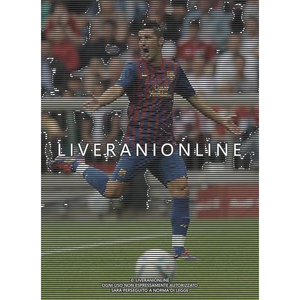 Audi Cup 2011 Bayern Monaco-Barcellona-International Porto Alegre-Milan Monaco Di Baviera (Germania) - 26.07.2011 Barcellona-Internationa di Porto Alegre Nella Foto:David Villa /Ph.Vitez-Ag. Aldo Liverani