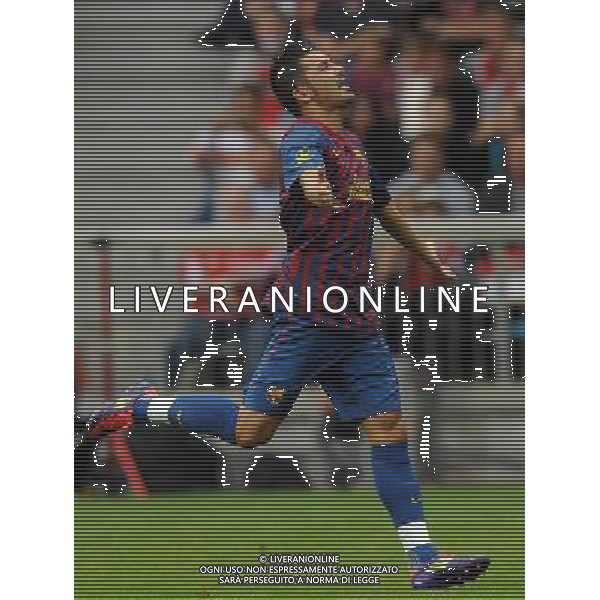 Audi Cup 2011 Bayern Monaco-Barcellona-International Porto Alegre-Milan Monaco Di Baviera (Germania) - 26.07.2011 Barcellona-Internationa di Porto Alegre Nella Foto:David Villa /Ph.Vitez-Ag. Aldo Liverani