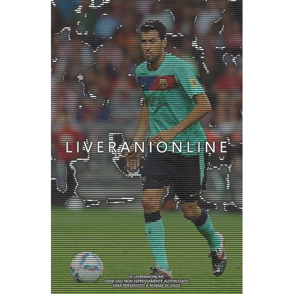 Audi Cup 2011 Bayern Monaco-Barcellona-International Porto Alegre-Milan Monaco Di Baviera (Germania) - 27.07.2011 Bayern Monaco-Barcellona Nella Foto:Sergio Busquets /Ph.Vitez-Ag. Aldo Liverani